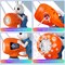 Bubble Guns for Toddlers,2pcs Rabbit Bubble Machine for Kids,Automatic Bubble Blower with 10 Bubble Solutions